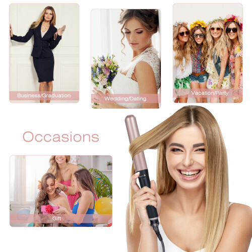 3-in-1 Hair Curler Set Adjustable Styling Iron 2