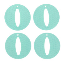 (Light Green) 4x Wiederverwendbare Schuss-Pads für Kinder & Erwachsene
