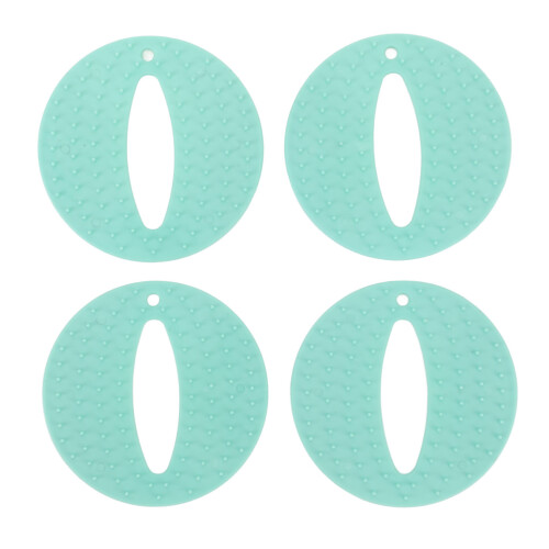 (Light Green) 4 Cuscinetti Riutilizzabili per Sciroppi Bambini e Adulti