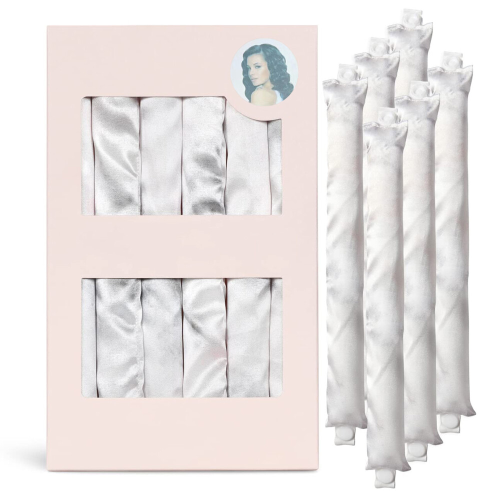 6 Pcs Hair Pillow Rollers Heatless Curler for All Hair Types