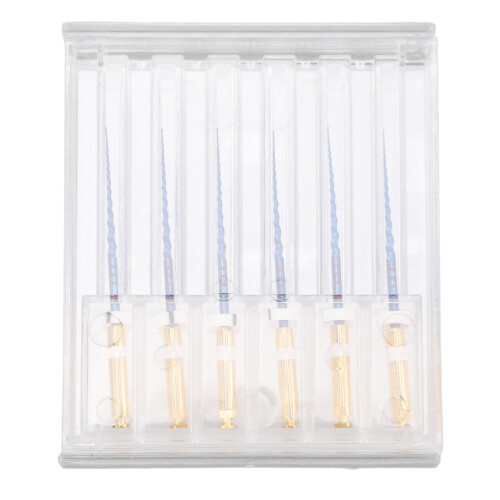 (1in) 6x S2 Endo Files Groot Tapered Metaal 1in