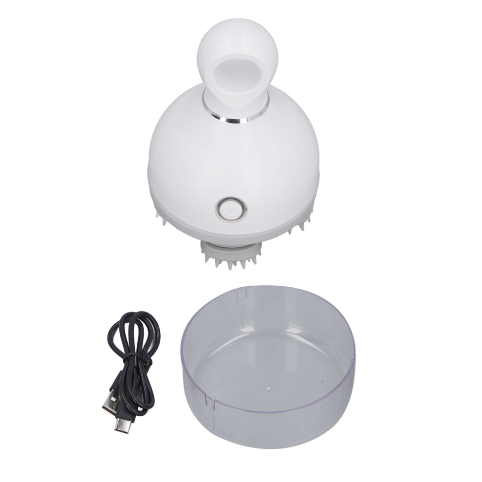 Electric Scalp Massager 3 Modes 10 Min Silicone Head 4 Claw Heads