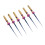 (0.98in) Set 6 lime endo S1 elastiche metallo 0,98" 2