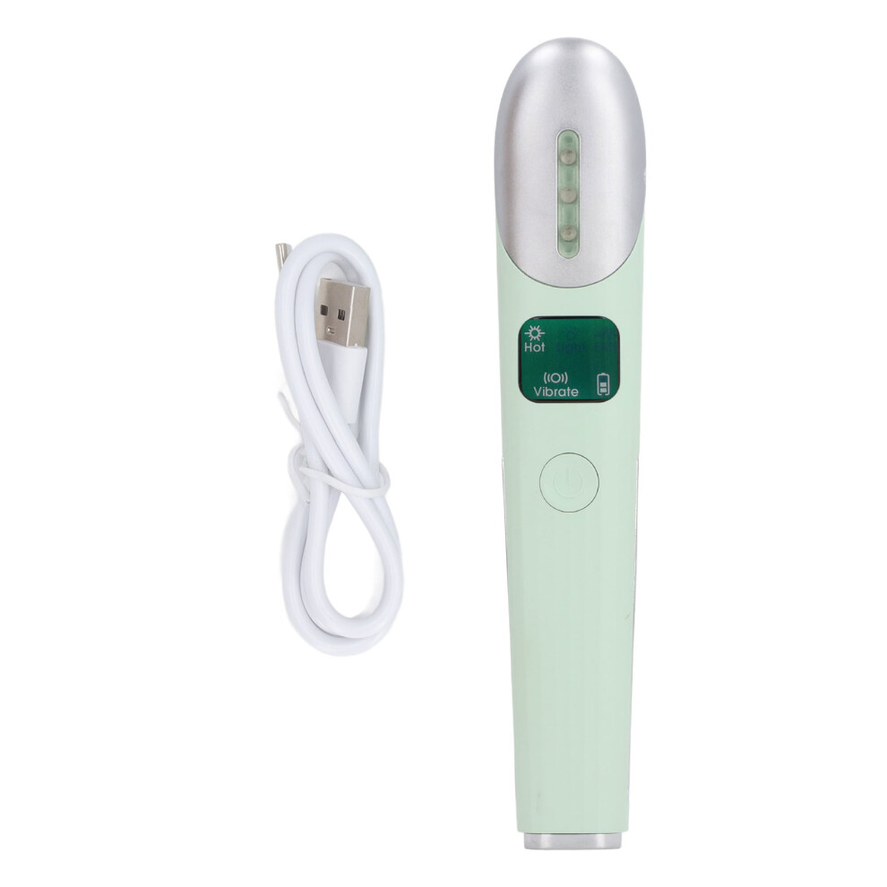 Red/Light/Dark Eye Massager Wand Heating 3 Modes Vibration Circles