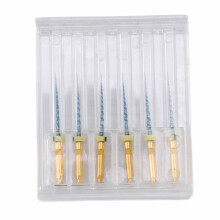 (0.83in) 6x F1 Endodontie-Kanalfilen Metall Rostfrei Set