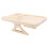 Wooden Sofa Armrest Tray Foldable Clip On Side Table Rotatable Slot 1