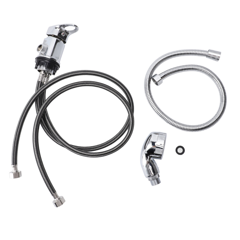 80Cm Salon Shampoo Bowl Faucet 70Cm Hose L Size Electroplating Sprayer 461605303758