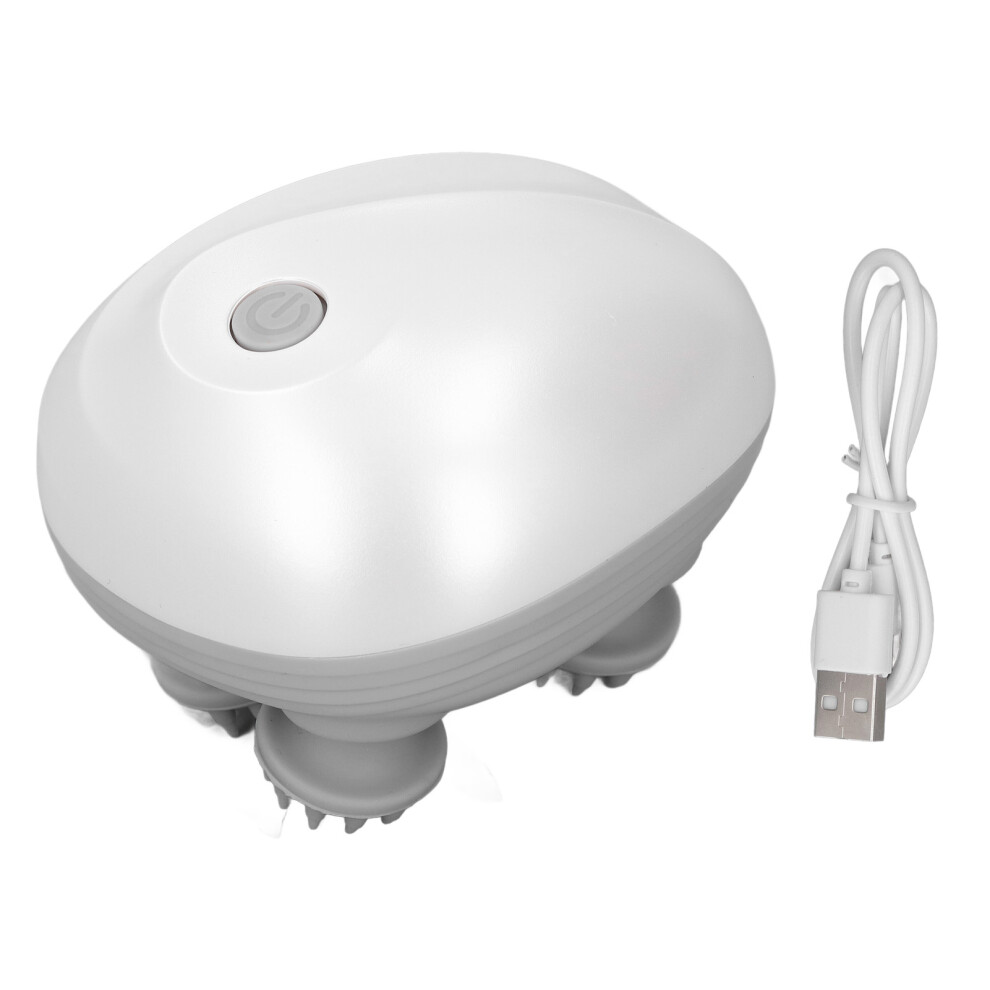 Electric Handheld Vibrating Head Massager Multi Functional Kneading