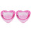 2x Nail Crystal Dappen Dish Pink 1