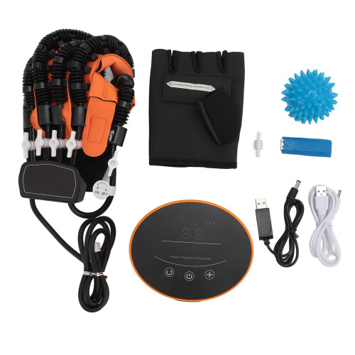 (Left Hand M) Rehabilitation Robot Gloves USB Chargeable Finger Left