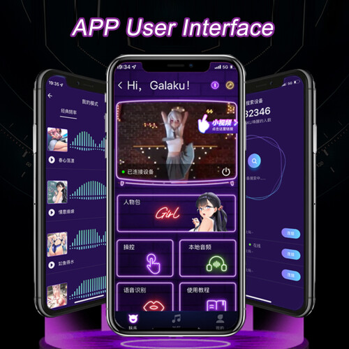 Masturbatore Maschile Controllo APP 10 Vibrazioni 2