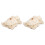 2x Ramie Duschhandschuh peeling weich 4