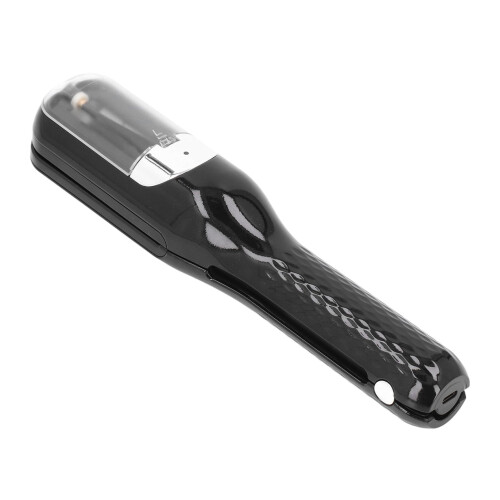 Elektrischer Haarspalt-Trimmer, Edelstahl, Schwarz 1