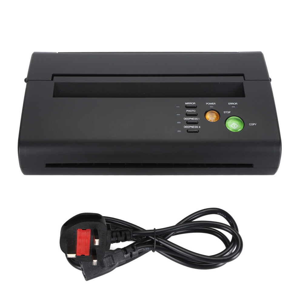 (UK Plug) Thermal Tattoo Transfer Machine CIS Stencil 100-240V