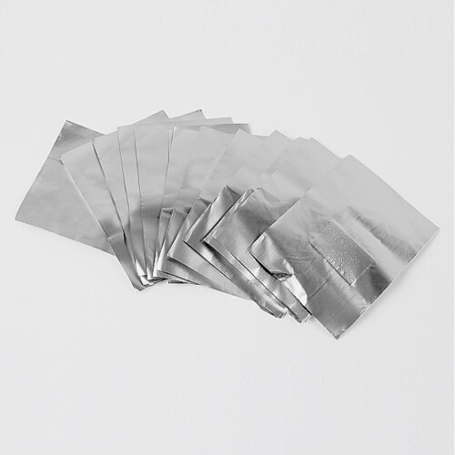 Nagellackentferner-Folie 50 Blatt mit 2 Holzstäben 1