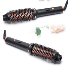 2-in-1 Hair Straightener Curler 38mm PTC Rapid Heating Adjustable Temp
