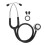 (Black) Dual Head Stainless Steel Stethoscope (Black) 1