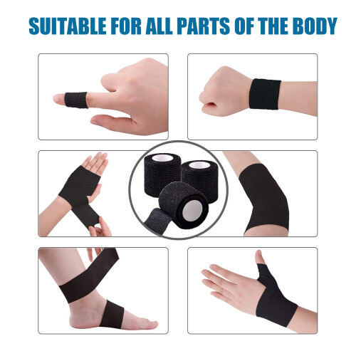 HOUKEA Elastisches Selbstklebendes Sportbandage
