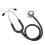 (Black) Dual Head Stainless Steel Stethoscope (Black) 2