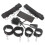 Set Bondage Nylon Manette Gambe Polso Caviglia Piuma 4