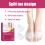 Tiptoe Correction Silicone Split Toe Protector Soft Elastic Washable 5