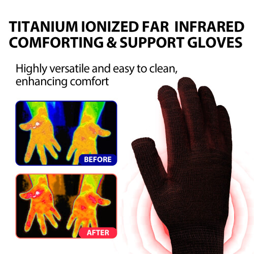 HOUKEA Pijnverlichtende Titanium Handschoenen 2