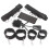 Set Bondage Nylon Manette Gambe Polso Caviglia Piuma 2