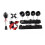 Set Bondage Nylon Manette Gambe Polso Caviglia Piuma 5