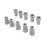 10x HYG TM46 Speekselafzuigadapter Silicone Tips 4