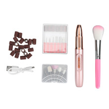 (Rose Gold) Elektrischer Nagelfeiler-Set 13000U/min, tragbar für Maniküre