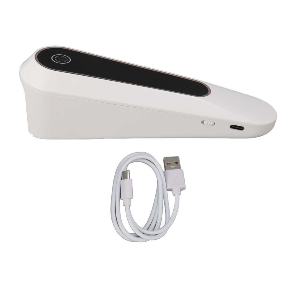 White (White) 8W Handheld Nail Lamp Dual 365+405Nm Uv Dryer 2000Mah
