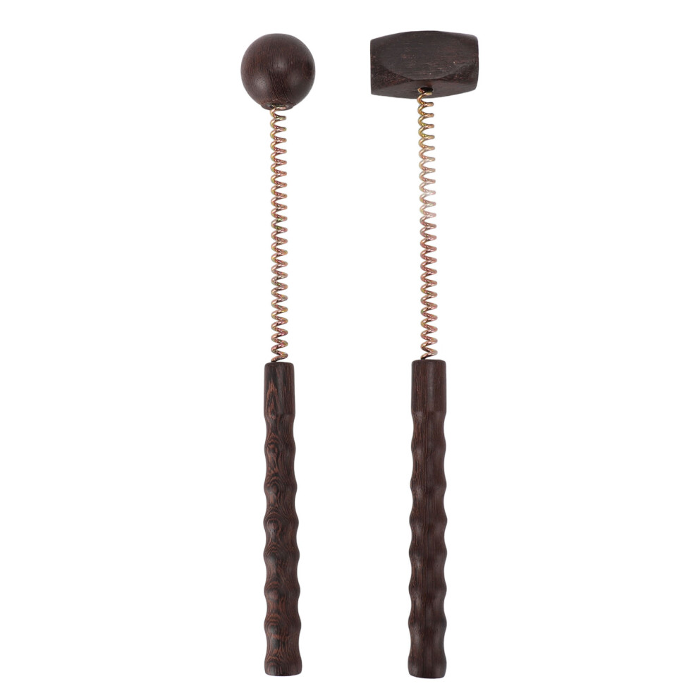 2pcs Percussion Ball Hammer Massager Wood Reduce Fatigue