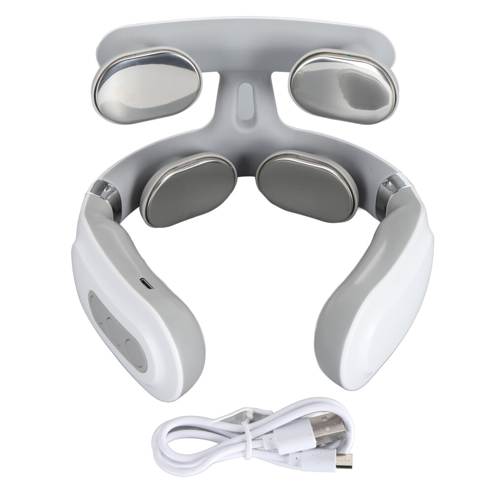 Electric Pulse Neck Massager 4D Floating Heads 3 Modes 16 Levels