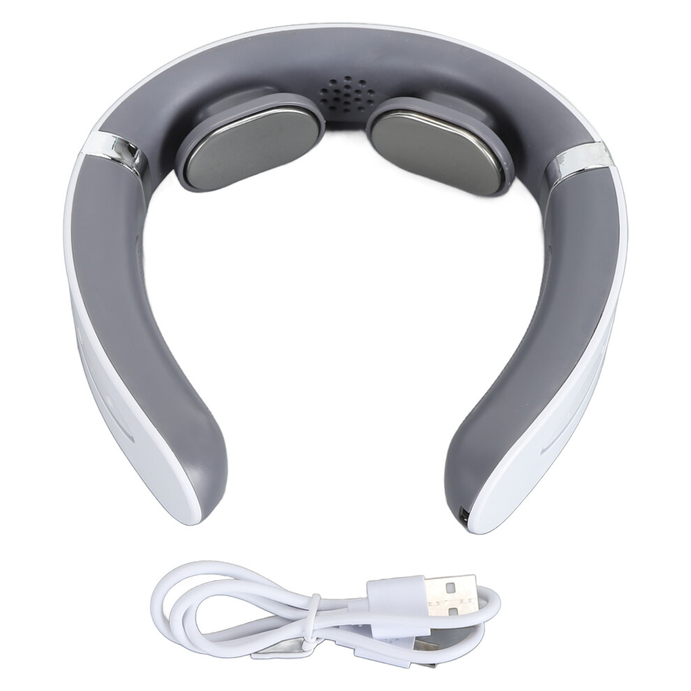Cordless Electric Pulse Neck Massager 6 Modes 8 Levels Rechargeable