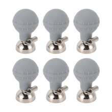 6x EKG-Elektroden Brustsaugnapf 3,0/4,0mm Doppelbohrung Universal