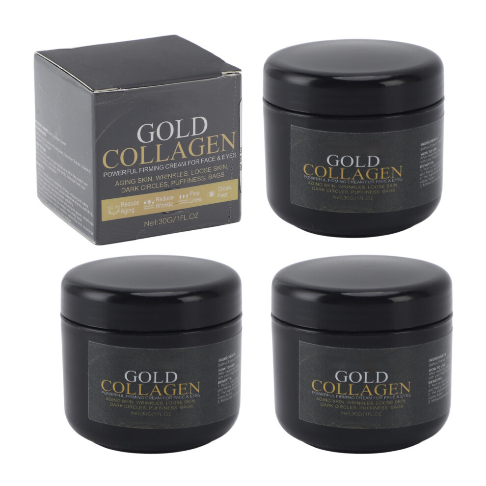 3Pcs Collagen Cream Anti-Aging Firming Moisturizing for Wrinkles