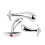 3stk Aluminium Anusplug Swarovski G-spot 3
