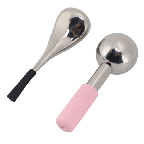 Edelstahl-Eiskugeln Kühlendes Gesichts-Skin-Care-Tool 2