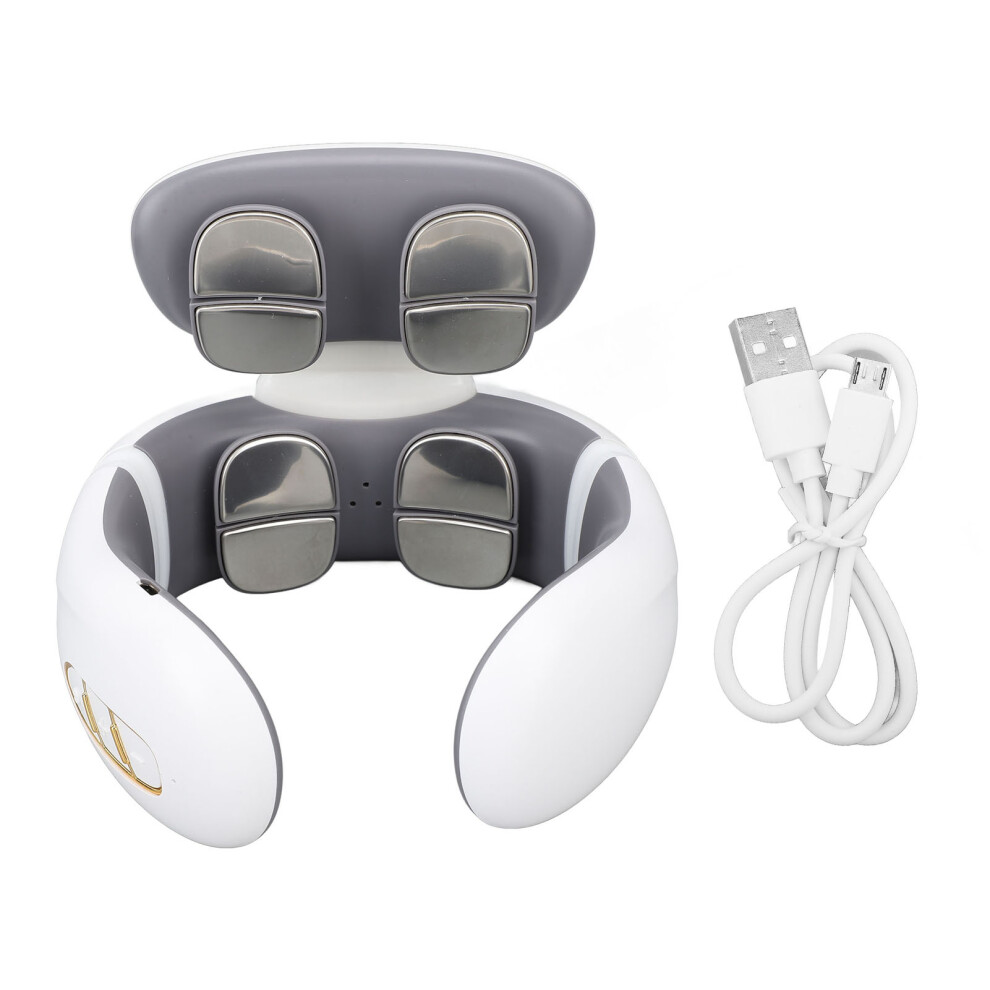Electric Pulse Neck Massager 8 Heads 6 Modes 15 Levels Cordless TENS