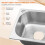 Kitchen Stainless Steels Sink Single Tanks-   No accessories 6
