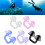 Swimming Waterproof Nose Plug Reusable Nose Protector for-Pink 3