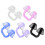 Swimming Waterproof Nose Plug Reusable Nose Protector for-Pink 2