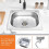 Kitchen Stainless Steels Sink Single Tanks-   No accessories 5