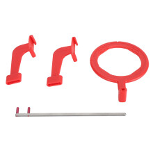Intraoral X-ray film positioner vertical heat resistant molar red