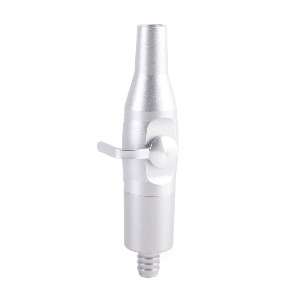Gray Dental Saliva Swivel Suction Valve Adjustable Aluminum Handle