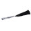 (Black) Tappo anale frusta metallo 45cm alluminio nero 2