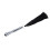 (Black) Tappo anale frusta metallo 45cm alluminio nero 3