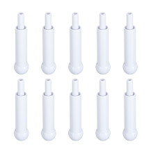 (Strong Suction) 10pcs Oral Suction Handle Disposable Saliva Ejector White