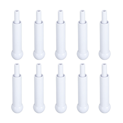 (Strong Suction) 10pcs Oral Suction Handle Disposable Saliva Ejector White