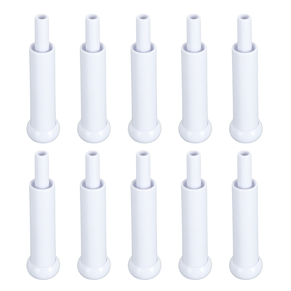 White (Weak Suction) 10Pcs Oral Suction Handle Disposable Saliva Ejector